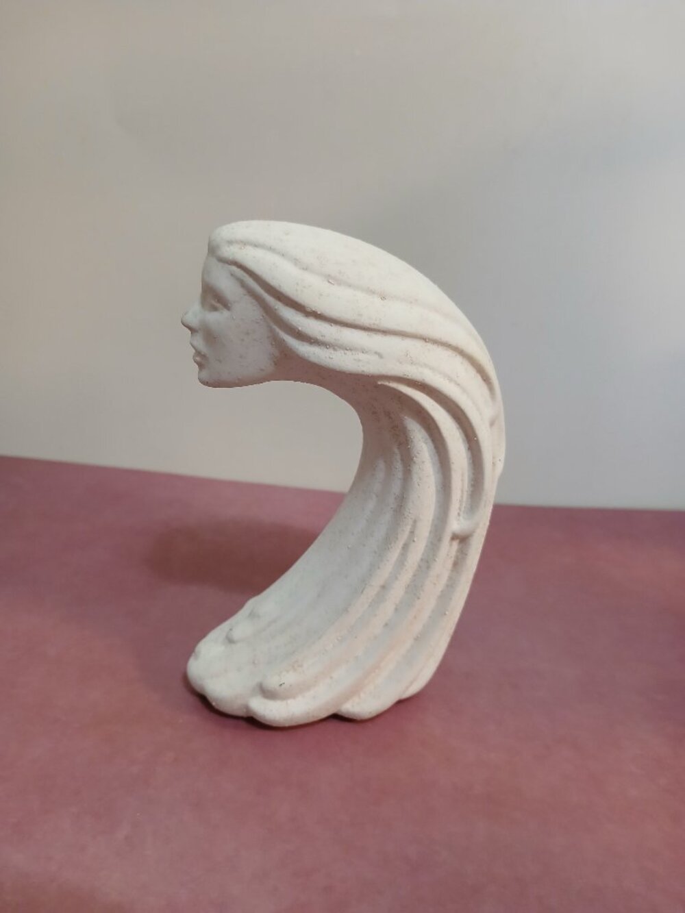 Bisque Wind Spirit Woman Sculpture Pine Mountain-Signed